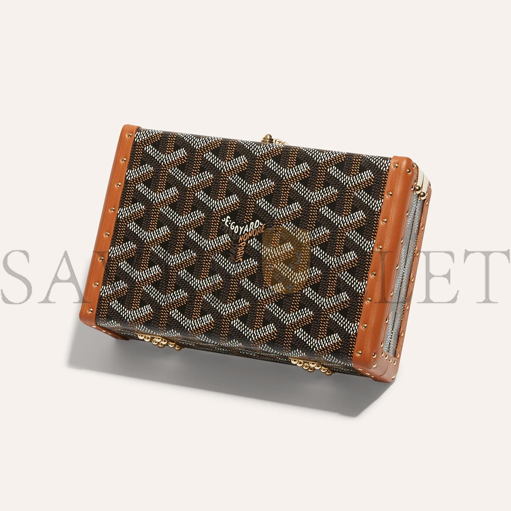 Go*ard minaudiÈre trunk bag mina08pmlty01cl03o (17*11.5*5.5cm)